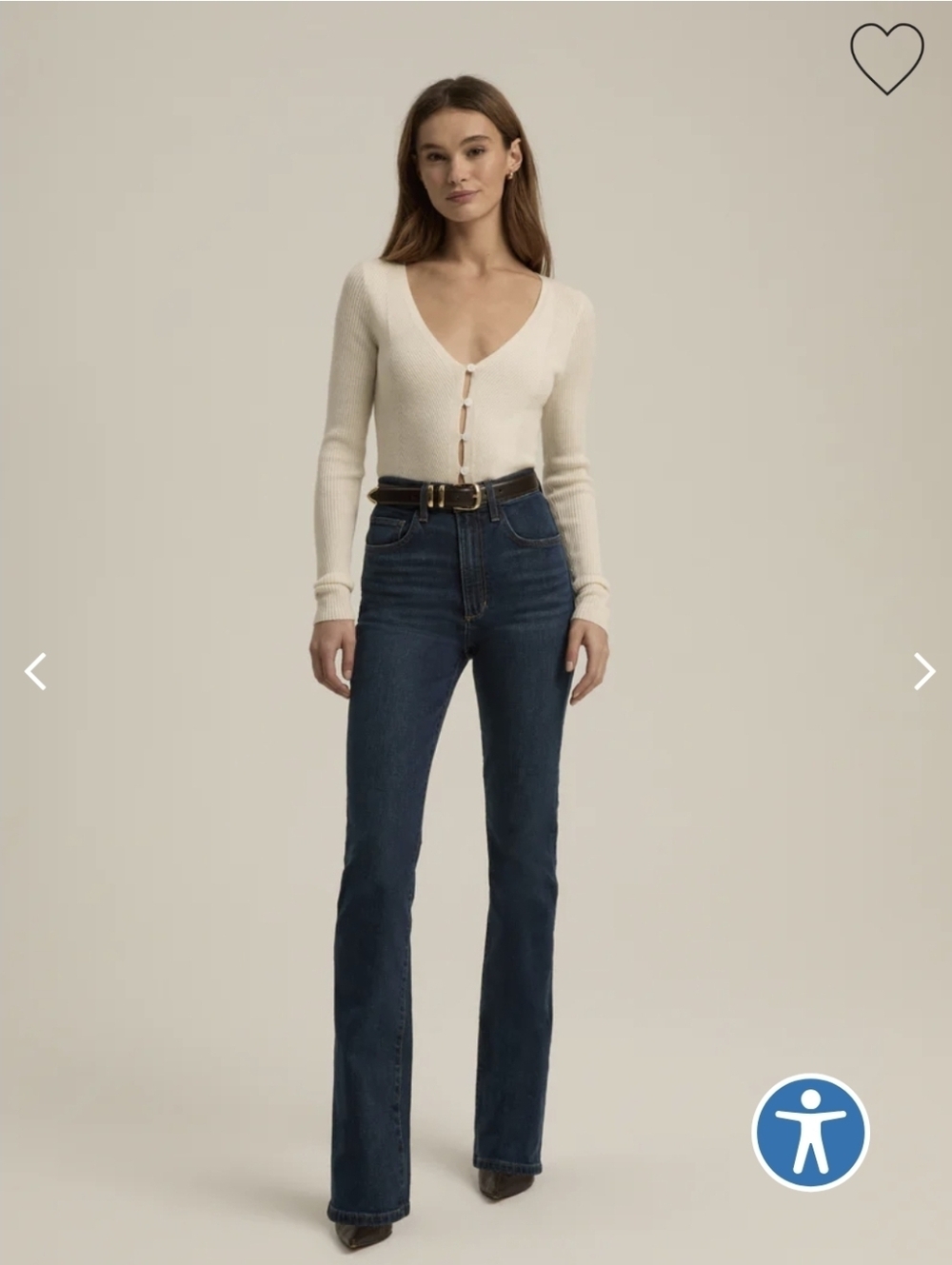 Favorite Daughter VALENTINA High-Rise Mini Boot Jeans - Woodside